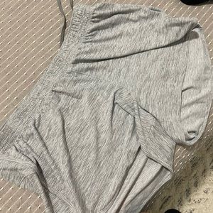 Grey athletic shorts